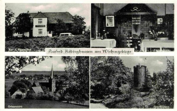 Roedinghausen Kur- und Sauna Bad Ortsansicht Nonnenstein Kamin Diele