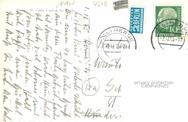 Herne Westfalen Zeche Friedrich der Grosse – Bild 2