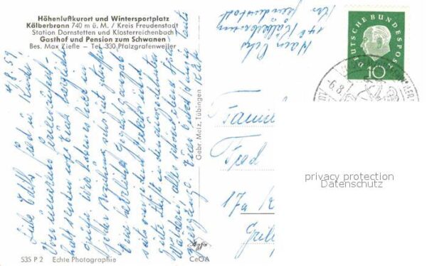 Kaelberbronn Gasthaus Pension zum Schwanen – Bild 2