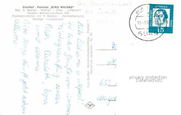 Wahlen Odenwald Gasthaus Pension Burg Waldau – Bild 2