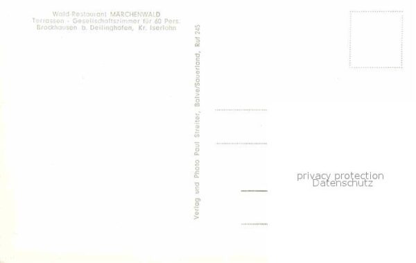 Brockhausen Deilinghofen Wald Restaurant Maerchenwald – Bild 2