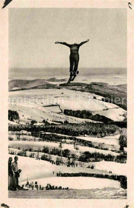 Altenberg Erzgebirge Sprung von der Schanze