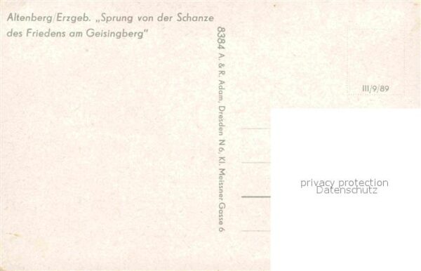 Altenberg Erzgebirge Sprung von der Schanze – Bild 2