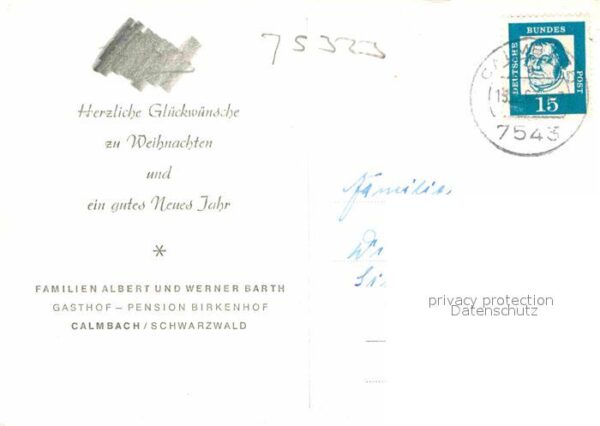 Calmbach Enz Pension Birkenhof – Bild 2