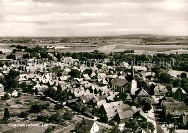 Stolzenau Weser Fliegeraufnahme