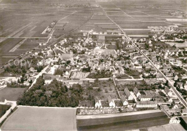Meitingen Fliegeraufnahme