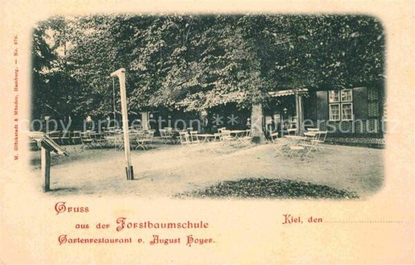 Kiel Forstbaumschule Gartenrestaurant
