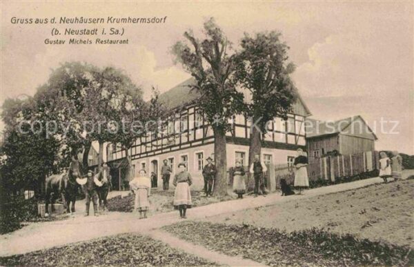 Krumhermsdorf Neuhaeusern Gustav Michels Restaurant
