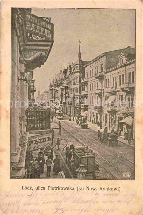 Litzmannstadt Lodz ulica Piotrkowska