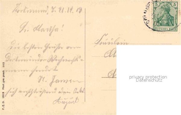 Dortmund Hansastrasse mit Synagoge – Bild 2