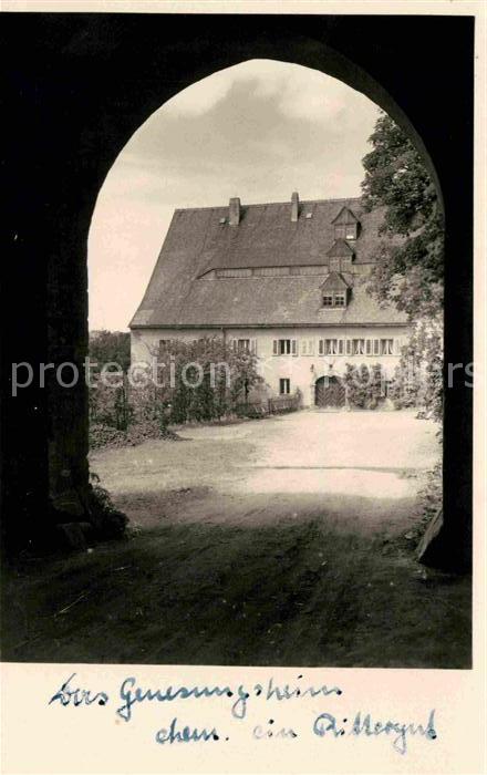 Freiberg Sachsen Genesungsheim im Rittergut