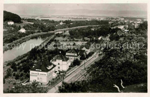 Lazne Teplice nad Becvou Fliegeraufnahme