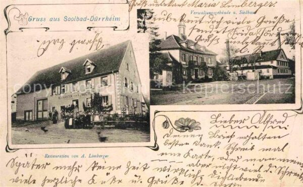 Bad Duerrheim Restaurant von A. Limberger