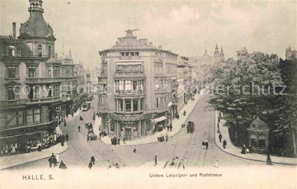 Halle Saale Leipziger- und Poststrasse