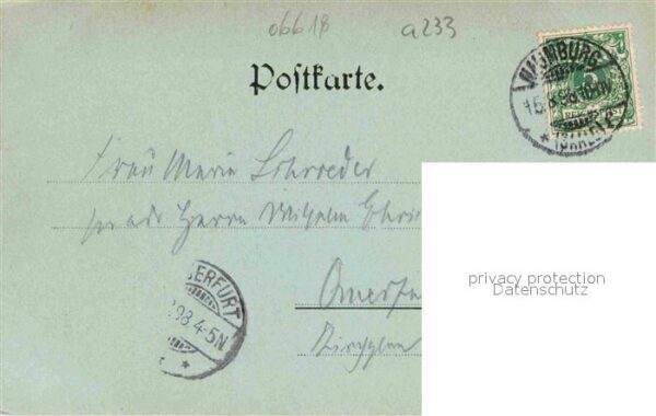 Schoenburg Naumburg Ortspartie im Mondschein – Bild 2