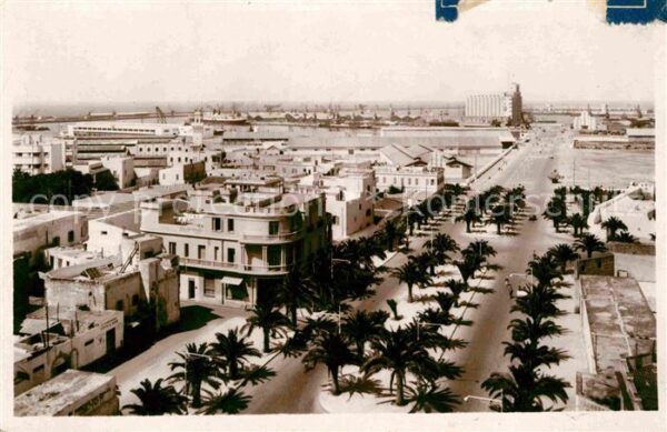 Casablanca Fliegeraufnahme Strassenpartie