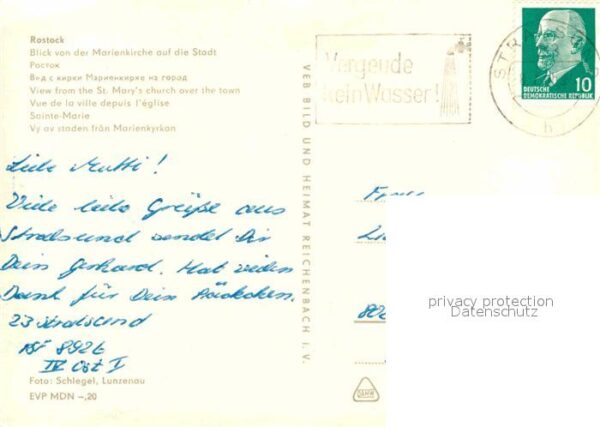 Rostock Blick von Marienkirche – Bild 2