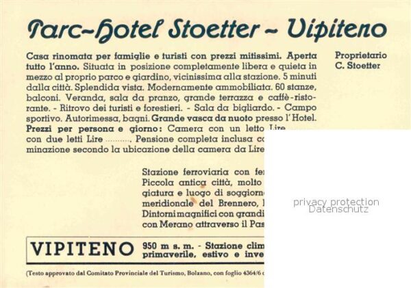 Brennero Parc-Hotel Stoetter – Bild 2