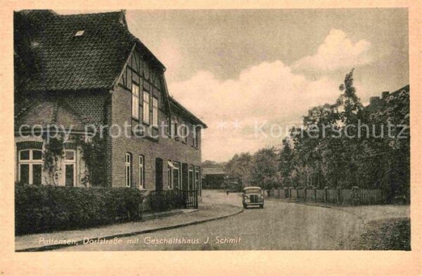 Pattensen Winsen Luhe Dorfstrasse mit Geschaeftshaus