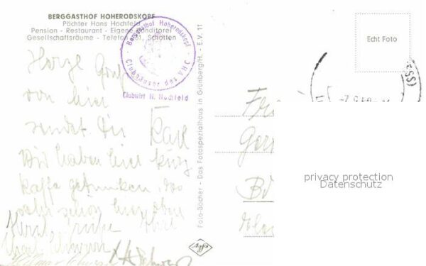 Hoherodskopf Berggasthof Clubhaeuser des VHC – Bild 2