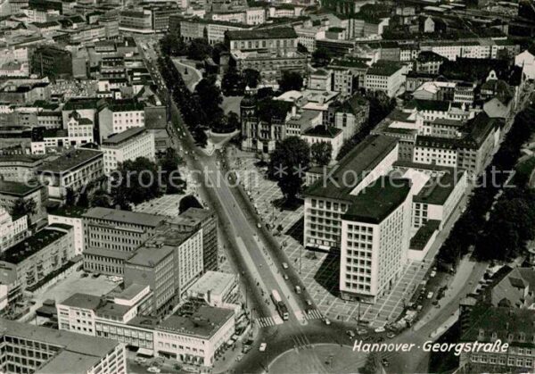Hannover Georgstrasse Fliegeraufnahme