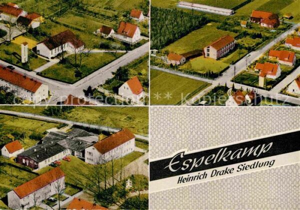 Espelkamp Heinrich Drake Siedlung Fliegeraufnahme