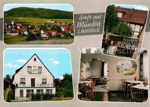 Muenden Ortsblick Dorfschaenke Gaststube