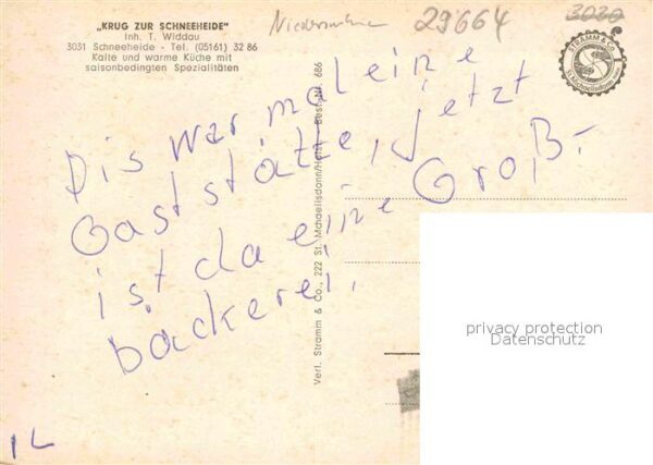 Schneeheide Krug zur Schneeheide Gastraum Bar – Bild 2