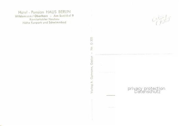 Wildemann Hotel Pension Haus Berlin – Bild 2