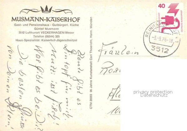 Veckerhagen Musmann Kaiserhof Gasthaus – Bild 2