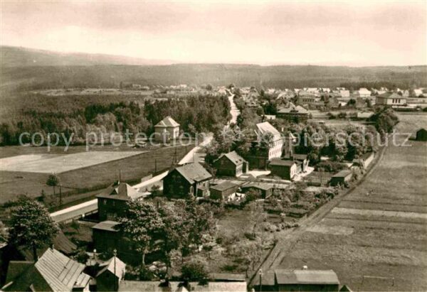 Gruenbach Vogtland Panorama