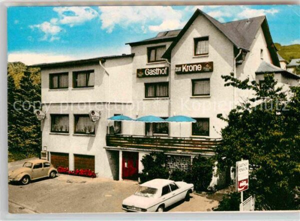Bad Endbach Gasthof zur Krone Terrasse Gastraeume
