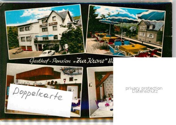 Bad Endbach Gasthof zur Krone Terrasse Gastraeume – Bild 2