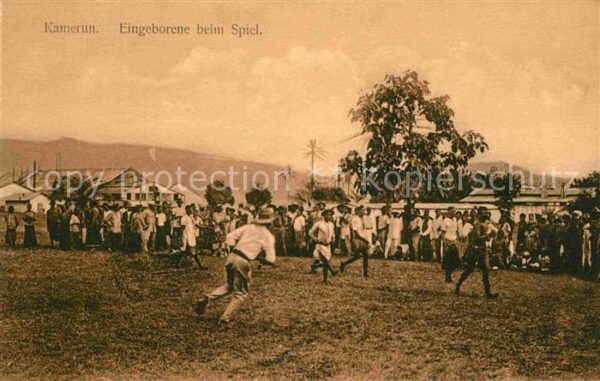 Kamerun Afrika Eingeborene beim Spiel