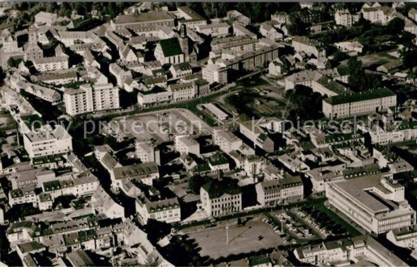Hanau Main Freiheitsplatz und Marktplatz Fliegeraufnahme