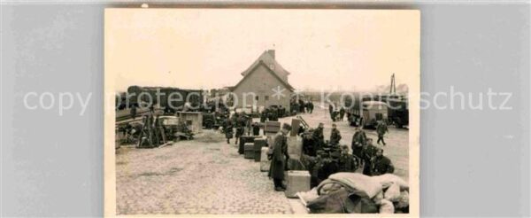 Dirschkeim Donskoje Soldaten beim Ausladen des Gepaecks