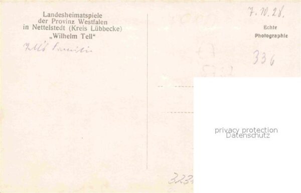 Nettelstedt Wilhelm Tell Landesheimatspiele – Bild 2