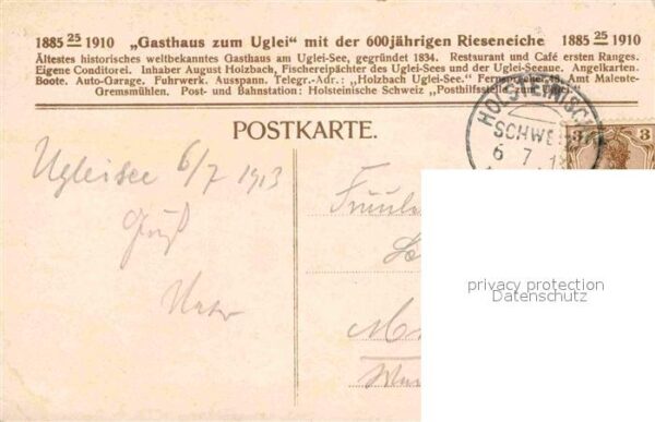 Eutin Gasthaus zum Uglei mit 600jaehriger Rieseneiche – Bild 2