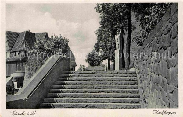 Buende Westfalen Kirchentreppe