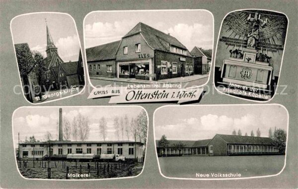 Ottenstein Ahaus Kapelle Molkerei Georgs Kirche Volksschule