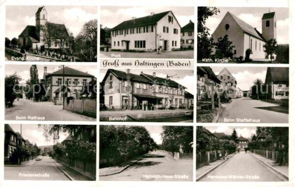 Haltingen Staffelhaus Rathaus Post Kirche