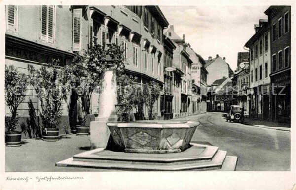 Loerrach Brunnen Innenstadt