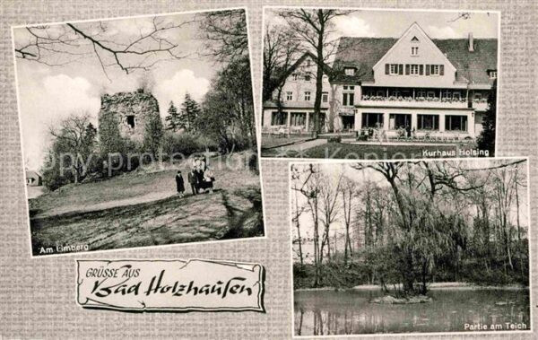 Bad Holzhausen Luebbecke Limberg Kurhaus Holsing Teich