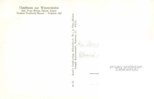 Traben-Trarbach Gasthaus zur Winzerstube – Bild 2
