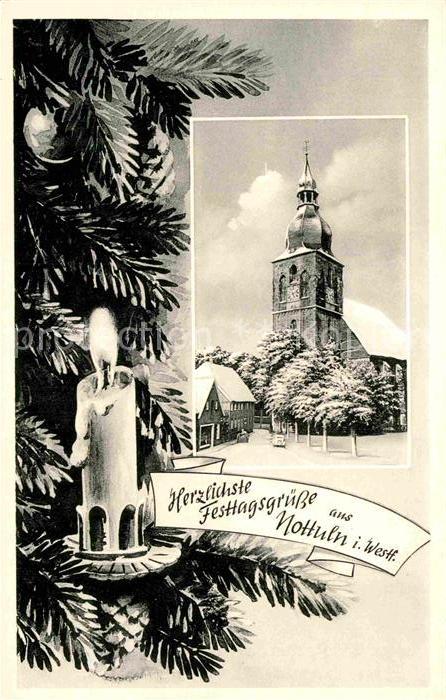 Nottuln Kirche Weihnachtskarte