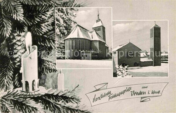 Vreden Kirchen Weihnachtskarte