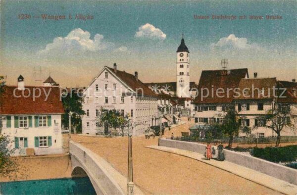 Wangen Allgaeu Bindstrasse Isnyer Bruecke