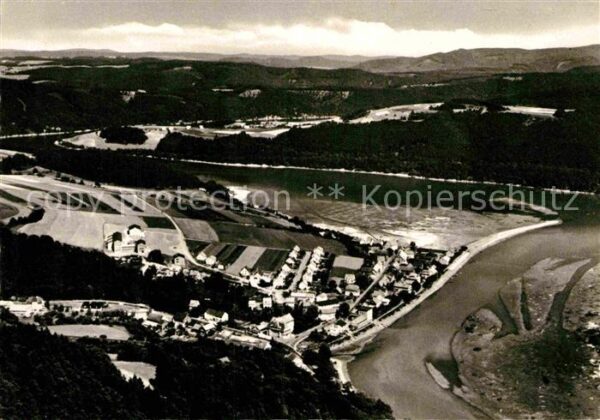 Herzhausen Edersee Fliegeraufnahme