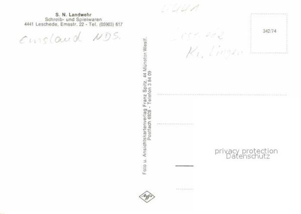 Emsbueren Katholische Kirche Dalhockstrasse Ehrenmal Listruper Wehr – Bild 2