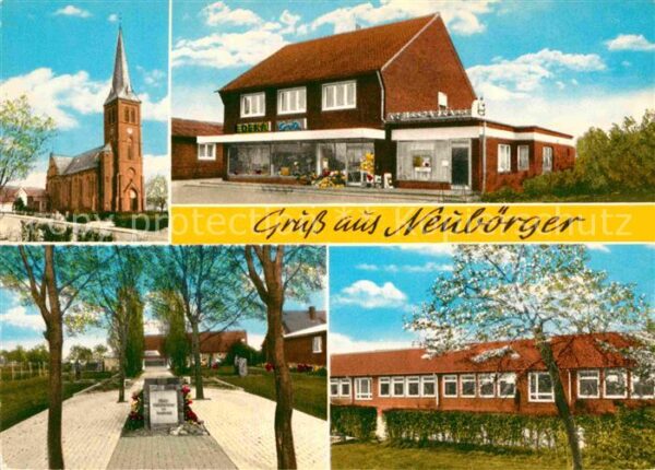 Neuboerger Kirche Edekmarkt Grote